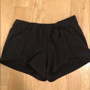 Lululemon Black running Shorts size 6